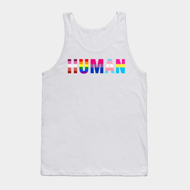 Human Tank Top by D3Apparels